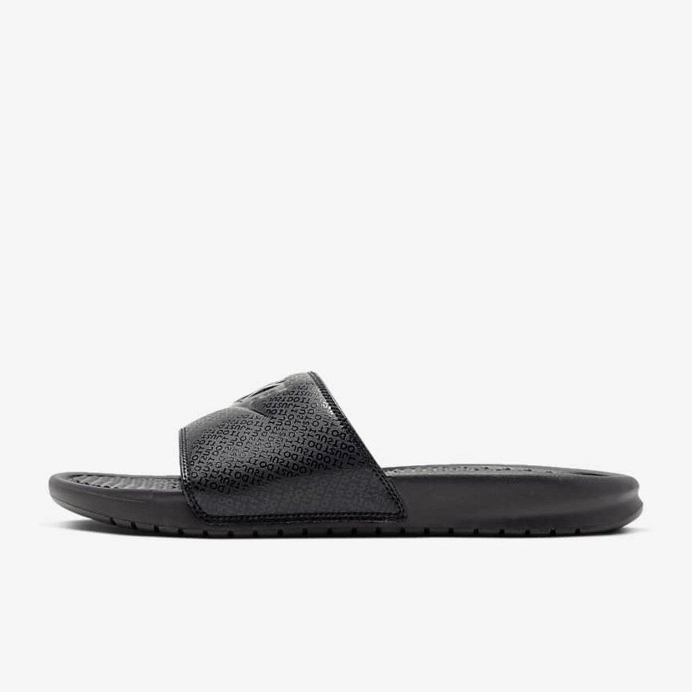 New In Box Mens Nike Benassi Signature Logo Slide Sandals Multiple Sizes - Picture 4 of 4